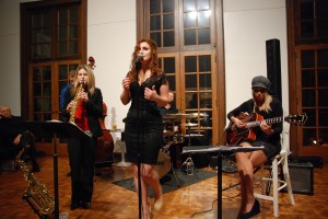 Velvet Heat performs for the Westmoreland Jazz Society at the Westmoreland Museum of American Art in October 2012. 